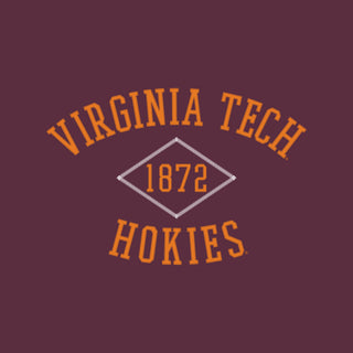 Virginia Tech Faux Stitch Arch Crewneck - Maroon