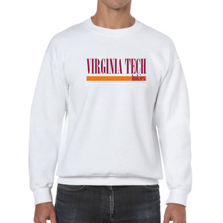 Virginia Tech Boldline Crewneck - White