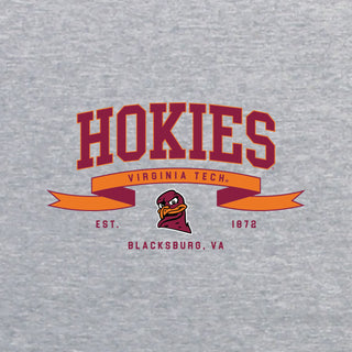 Virginia Tech Ribbon Flight JA BTB Crewneck - Oxford