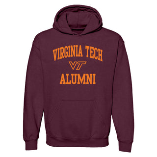 Virginia Tech Arch Logo Alumni Hoodie - Maroon