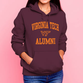 Virginia Tech Arch Logo Alumni Hoodie - Maroon