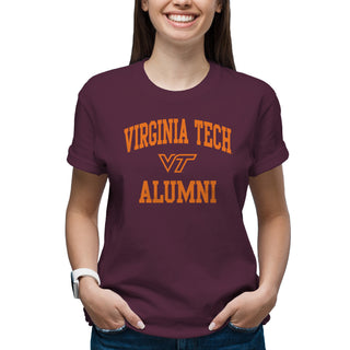 Virginia Tech Arch Logo Alumni T-Shirt - Maroon