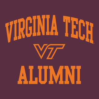 Virginia Tech Arch Logo Alumni Hoodie - Maroon