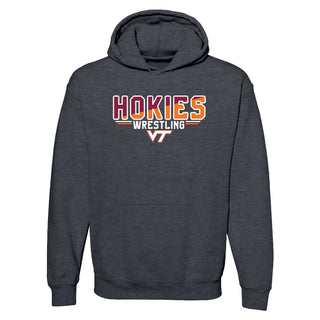 Virginia Tech Wrestling Top Flight Hoodie - Dark Heather
