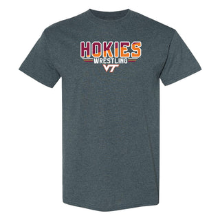 Virginia Tech Wrestling Top Flight T-Shirt - Dark Heather