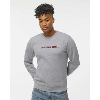 Virginia Tech Wordmark EMB BTB Crewneck