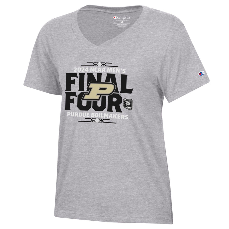 Purdue Boilermakers Final Four 2024 - Women's SS V-neck T-shirt - Oxford
