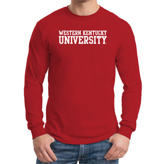 Western Kentucky Hilltoppers Basic Block Long Sleeve T-Shirt - Red