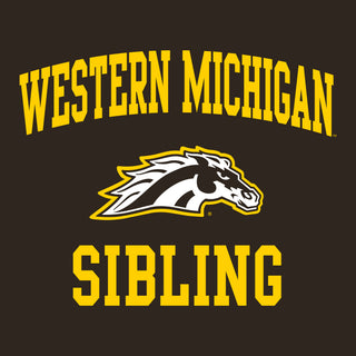 Western Michigan Arch Logo Sibling T-Shirt - Dark Chocolate