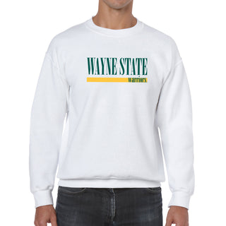 Wayne State Boldline Crewneck - White