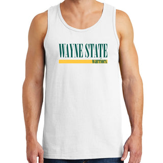 Wayne State Boldline Tank Top - White
