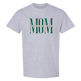 Wayne State Classic Mom T-Shirt - Sport Grey