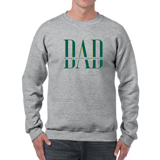Wayne State Classic Dad Crewneck - Sport Grey