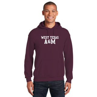 West Texas A&M Buffaloes Basic Block Hoodie - Maroon