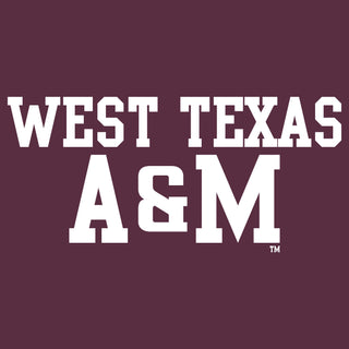 West Texas A&M Buffaloes Basic Block Hoodie - Maroon