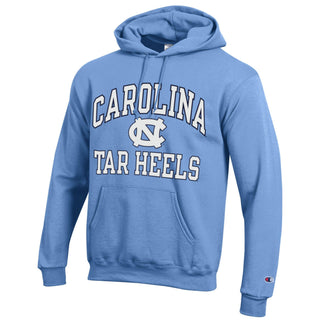 Champion Carolina Arch Over Tar Heels PB Hoodie - Light Blue