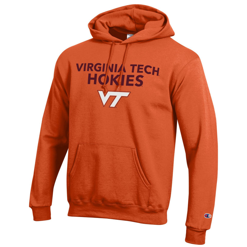 Virginia Tech Hokies Powerblend Fleece Hoodie - Orange
