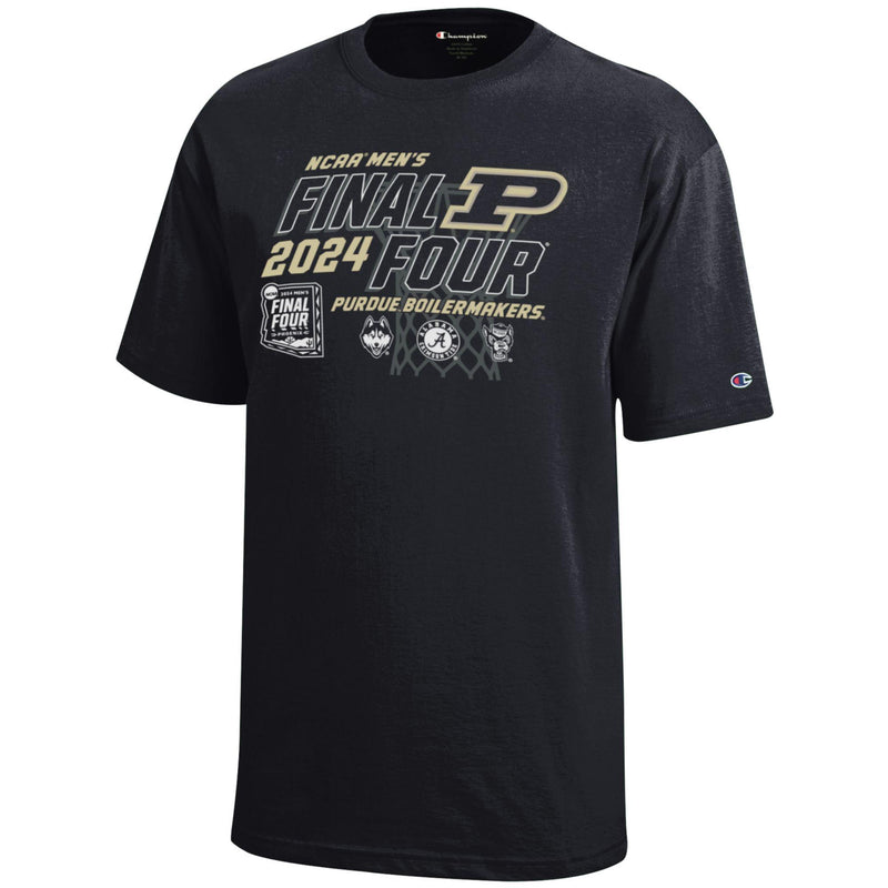 Purdue Boilermakers Final Four 2024 - Youth T-shirt  - Black