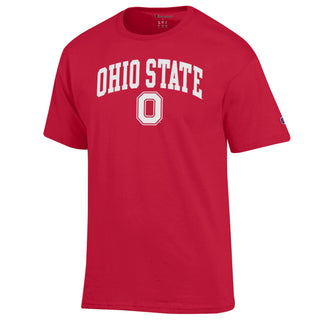 Ohio State Arch Logo Champion Basic T-Shirt - Scarlet