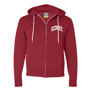 Sconnie Independent Zip Hoodie - Red