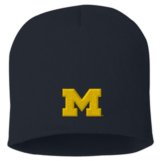 Michigan Primary Logo Solid Knit Beanie