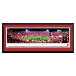 Ohio State Buckeyes Football Band Script Panorama