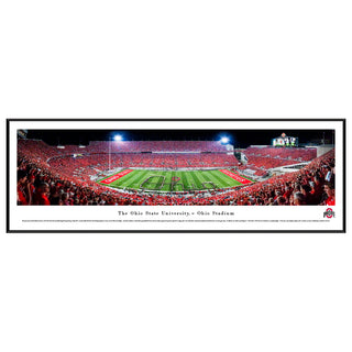 Ohio State Buckeyes Football Band Script Panorama