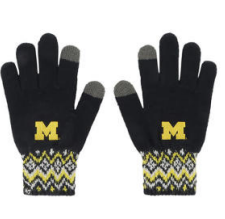 47 Brand Michigan Wolverines Navy Elsa 47 Glove