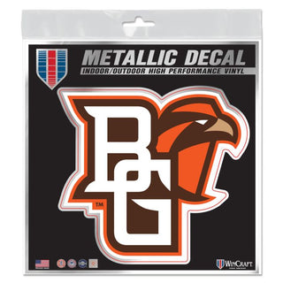 Bowling Green State Falcons Decal Metallic 6" x 6"