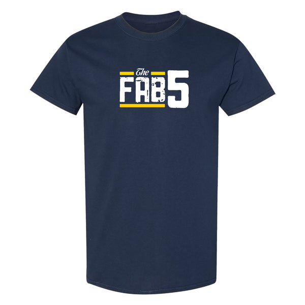 THE FAB 5 Tシャツ Fab Five Logo T-Shirt - Navy – Underground Printing