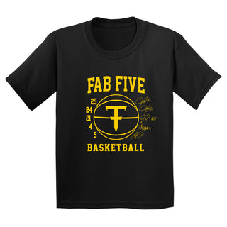 Fab Five Signature Youth T-Shirt - Black