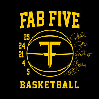 Fab Five Signature T-Shirt - Black
