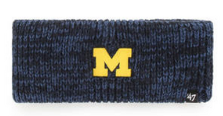 47 Brand Michigan Wolverines Navy Meeko 47 Headband