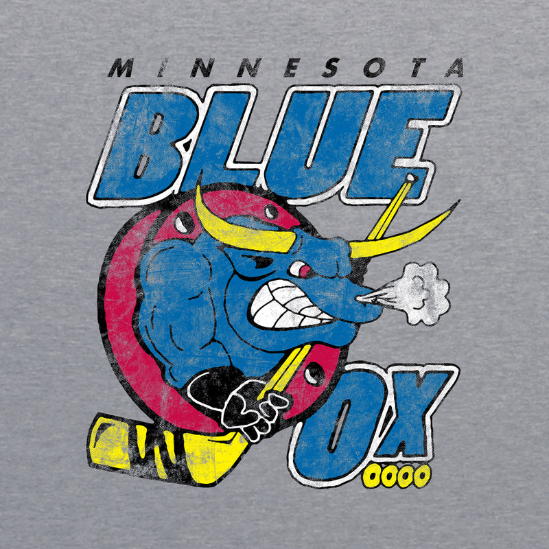 UGP Classics RHI Minnesota Blue Ox Triblend - Athletic Grey