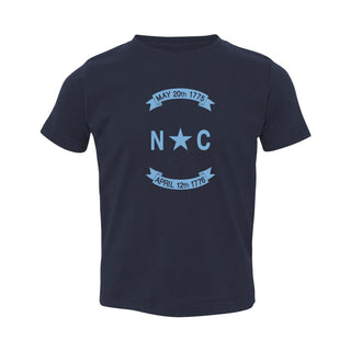 NC Flag Toddler T-Shirt - Navy
