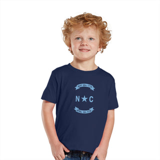 NC Flag Toddler T-Shirt - Navy
