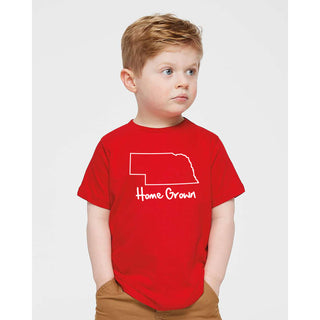 Nebraska Home Grown Toddler T-Shirt - Red