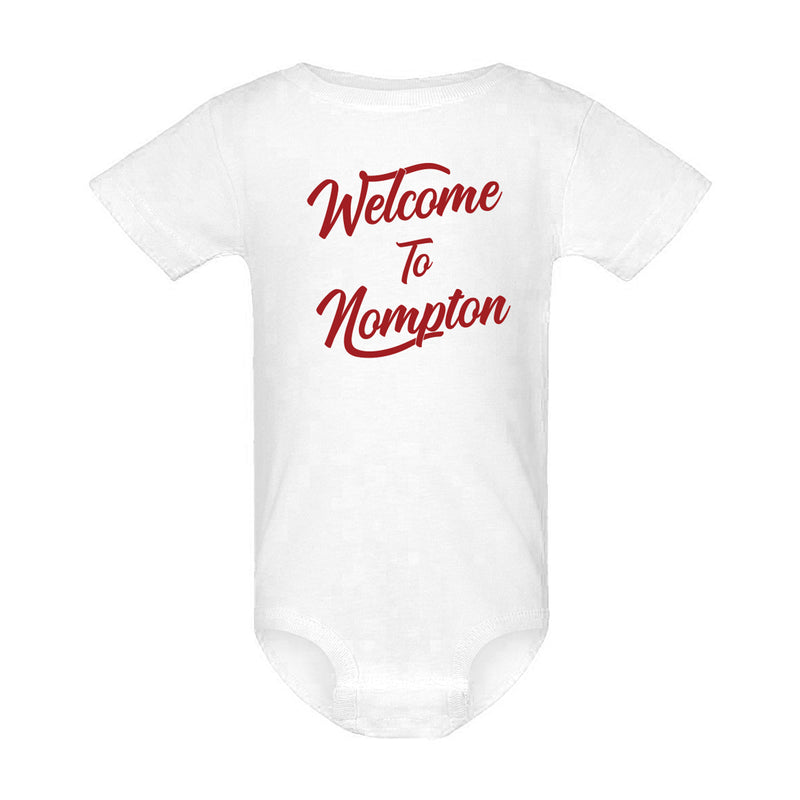 NOR Welcome Infant Jersey Bodysuit - White