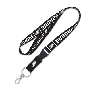 Purdue Boilermakers BLACKOUT Lanyard w/detachable buckle 1"