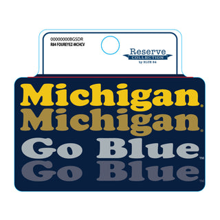 MICHIGAN BLUE84 FOUREYEZ DECAL