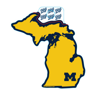 BLUE84 MICHIGAN  RELISH STATE  STICKER