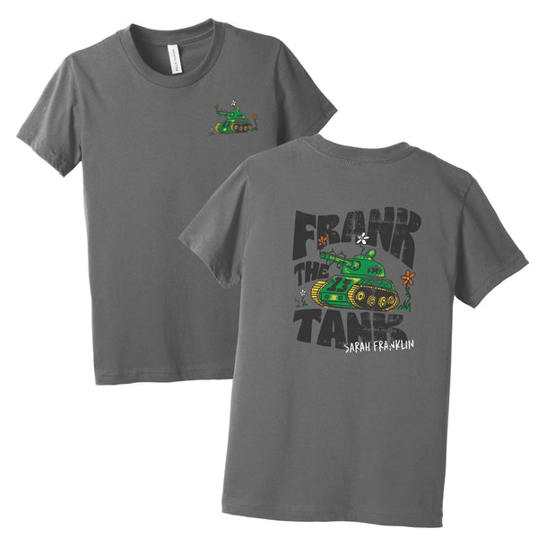 Sarah Franklin Frank the Tank Youth T-Shirt - Asphalt – Underground Printing