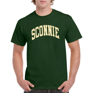 Sconnie Cream Arch T-Shirt - Forest