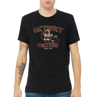 UGP Classics Detroit Falcons Canvas Triblend - Solid Black