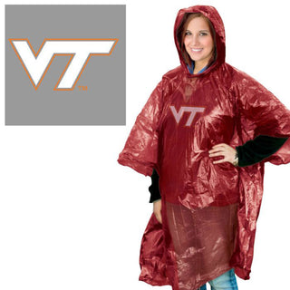 Virginia Tech Hokies Rain Poncho