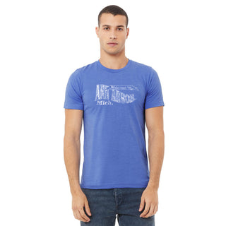 Welcome Ann Arbor BC CVC T-Shirt - Heather True Royal