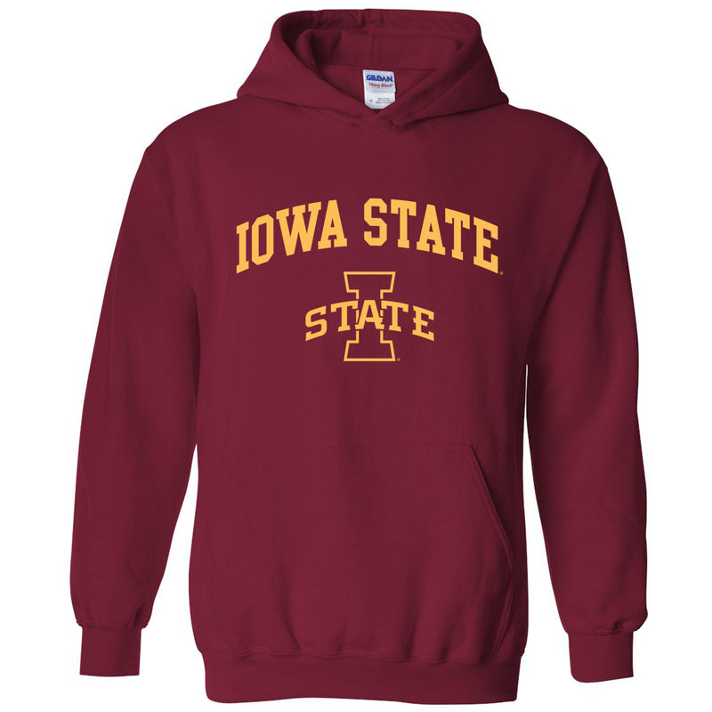 Iowa State University Cyclones Arch Logo Hoodie - Cardinal