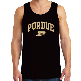 Purdue University Boilermakers Arch Logo Tank Top - Black