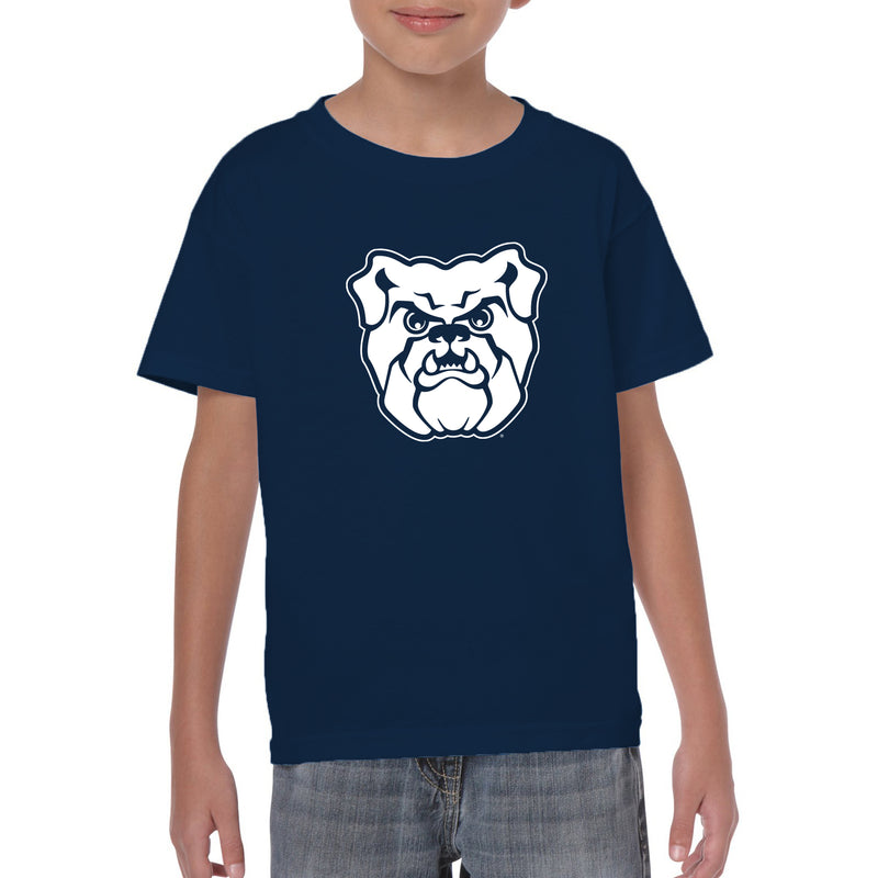 Butler University Bulldog Logo Youth Short Sleeve T Shirt - Navy