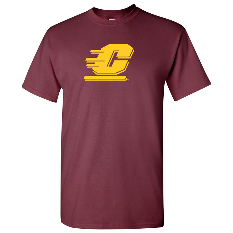 Central Michigan University Chippewas Action C Short Sleeve T Shirt - Maroon